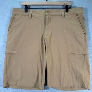 Willit Chino Cargo Shorts Mens 36 Brown‎ Lightweight Outdoor Comfort Activewear
